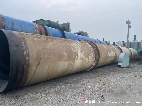 

出售2套1.5×12米重型滚筒烘干机/全套设备附件齐全