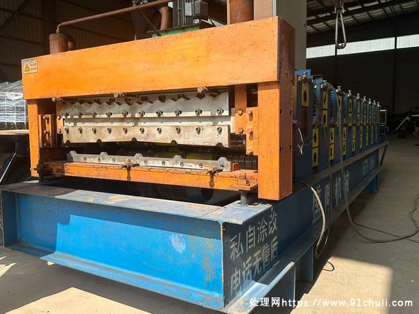 

转让850/900波浪瓦双层压瓦机实心轴用料大