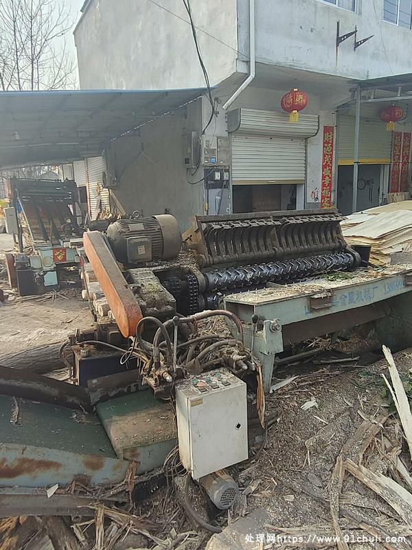 

转让金轮旋切机倒三角找圆机11.5kw