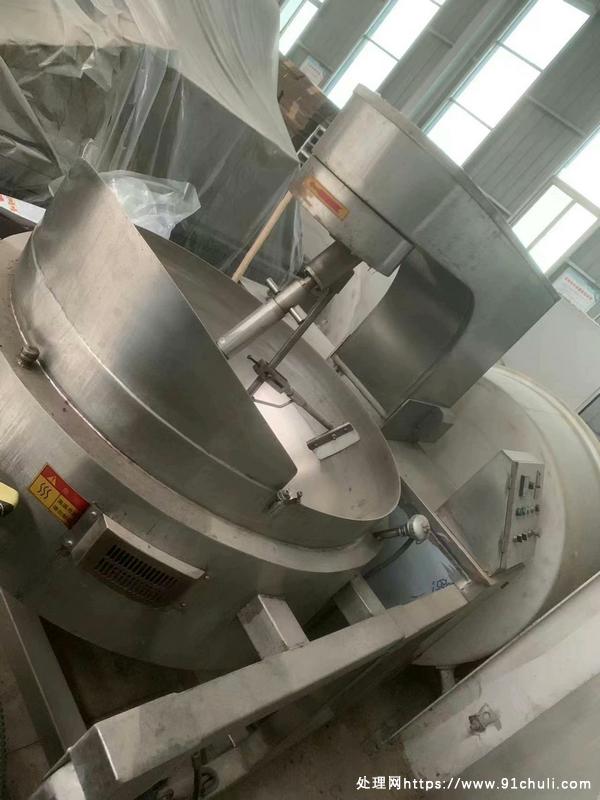

处理电加热行星炒锅及真空包装机，高配置泵打包出售