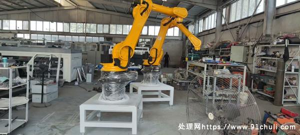 

九众九六轴大臂展2米高负载50KG机器人成套打包