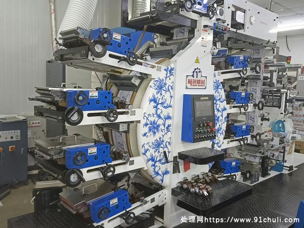 

卫星式全轮转8+1标签印刷机，全新版筒很少用