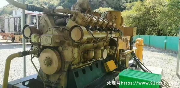 

济南海宇400千瓦燃气发电机组15年生产V12发动机
