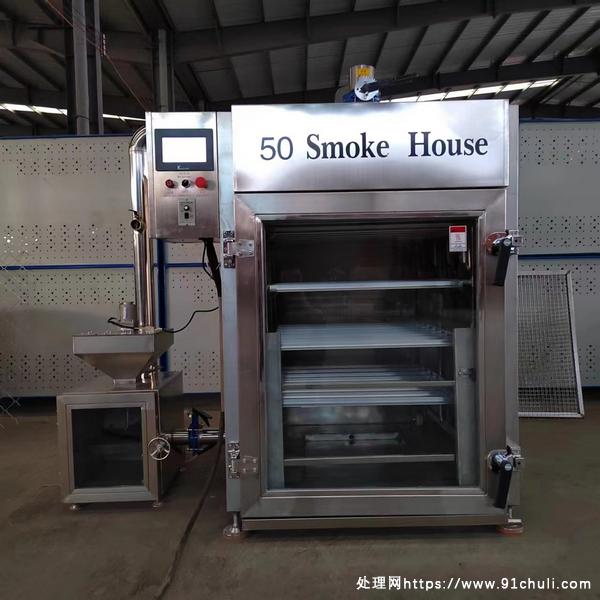 

出售50型香肠腊肉烟熏炉全新设备