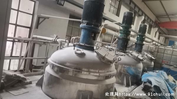 

内墙乳胶漆生产线1台分散釜2台调漆釜全新底价转让