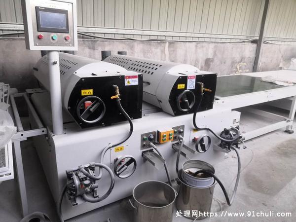 

出售OUFENG1300淋涂生产线，带质保安装，山东