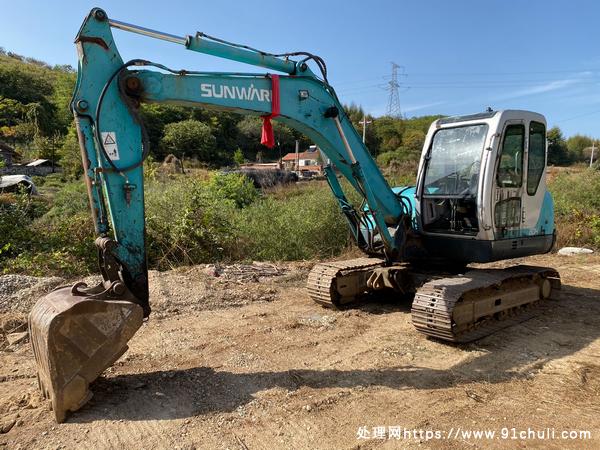 

山河智能80H挖掘机自重七吨多正常使用洋马发动机