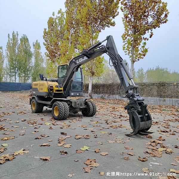 

转让临工金利95抓木机原版原漆精品车况带卷扬机