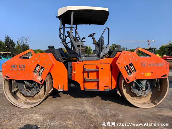 

悍马HD138双钢轮压路机可现场试机