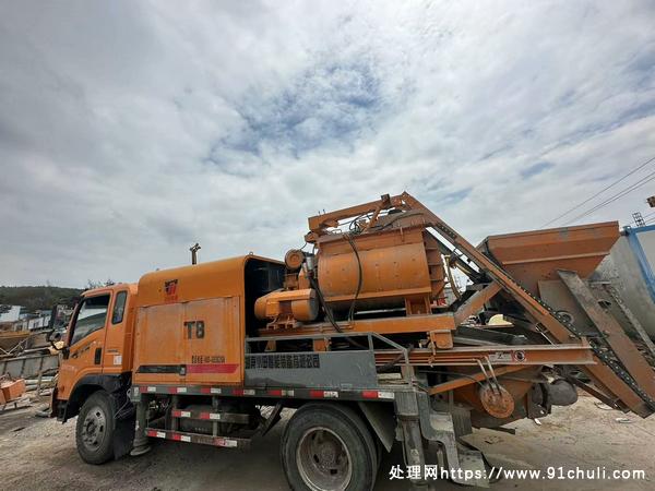 

350方混凝土搅拌车载泵2021年工地烂尾低价处理