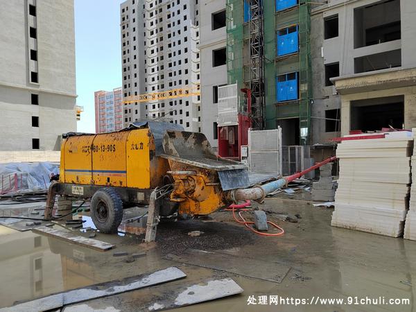 

低价转让60型混凝土输送泵高配进口全新易损件多用省心泵