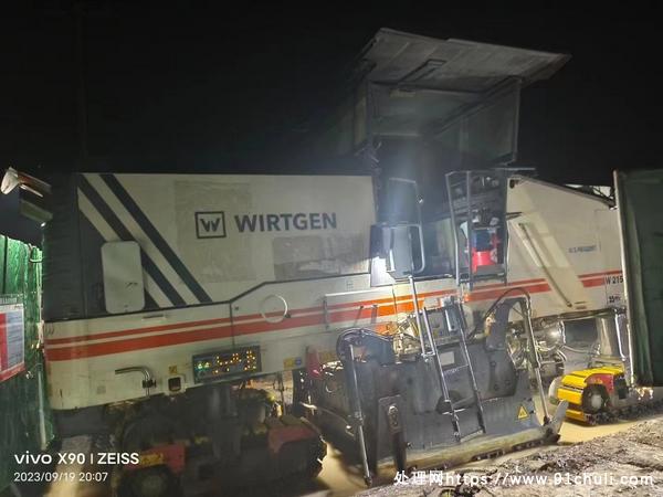 

维特根w205铣刨机2019年5600小时易损件全新
