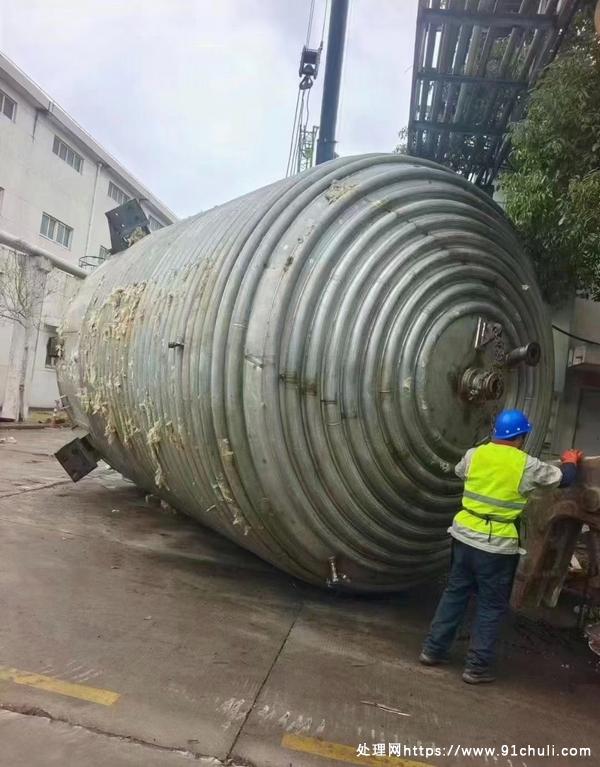 

50立方内外盘管不锈钢反应釜45kw