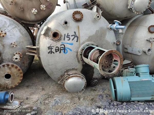 

15立方不锈钢反应釜参数