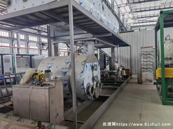 

全新7.5钛材MVR卧式蒸发器，未安装，现售