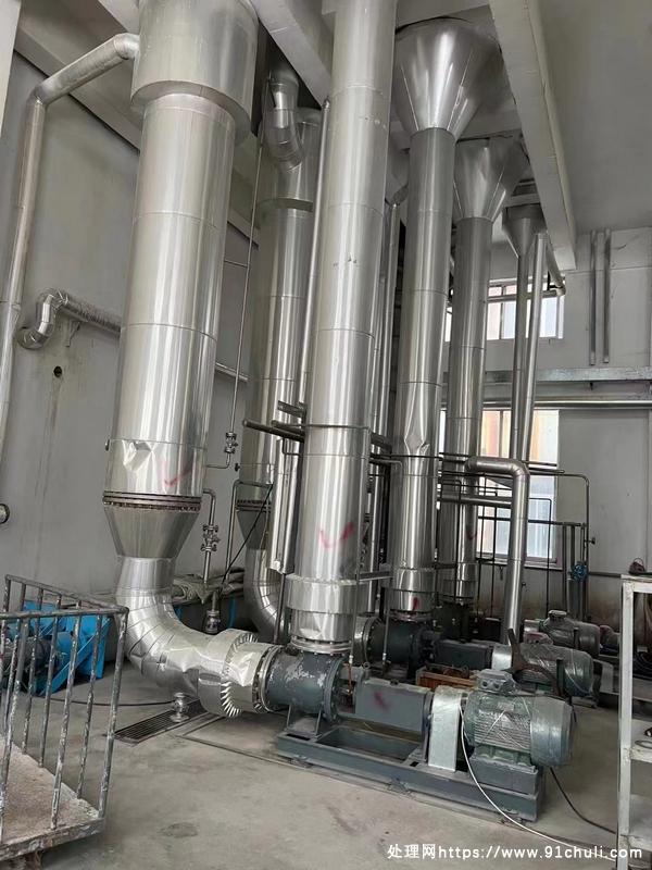 

全新三效强制循环蒸发器蒸发量6吨材质304