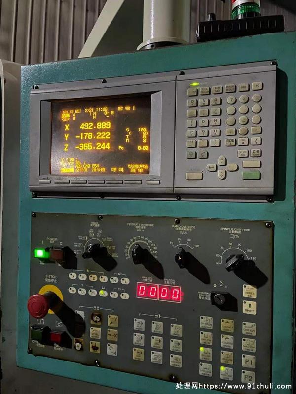 

TK-855CNC立式数控铣床，试机正常