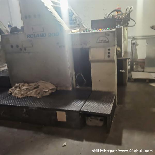 

低价转让罗兰204四开四色酒精印刷机线路改PLC电脑
