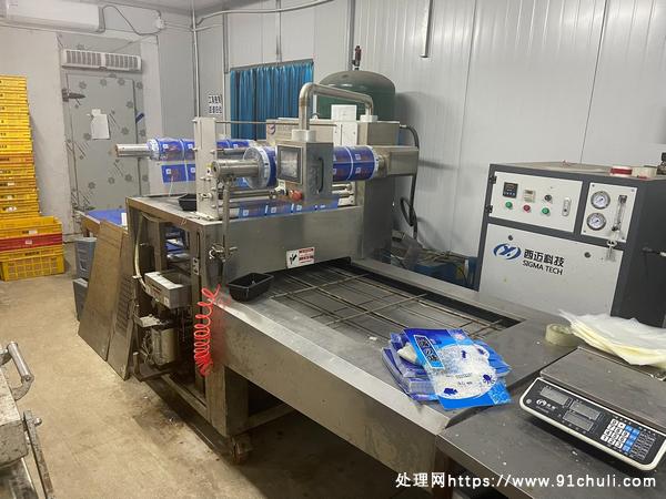 

积亿全自动气调包装机四头900盒/小时