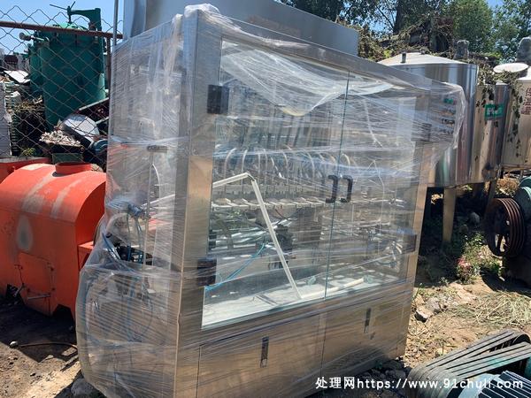 

转让16头自动直线式灌装机全新处理玻璃水