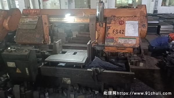 

富士4240卧式带锯床2016年两台打包出售价格美丽