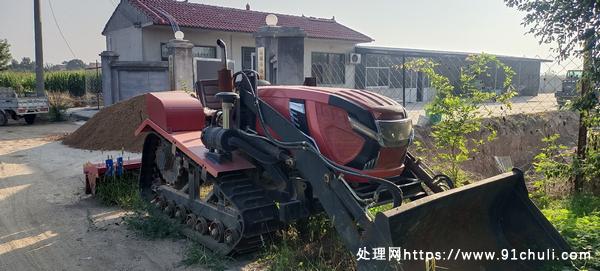 

2021款85马力履带拖拉机带工程铲旋耕机出售