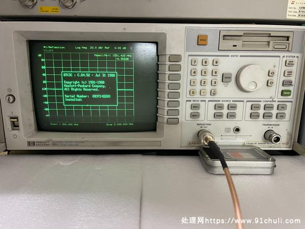 

惠普8713C矢量网络分析仪3G正常使用中