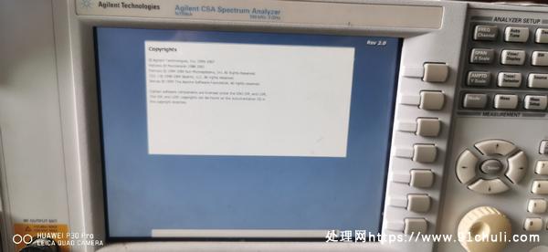 

安捷伦N1996A频谱分析仪开机不动成色好未拆封