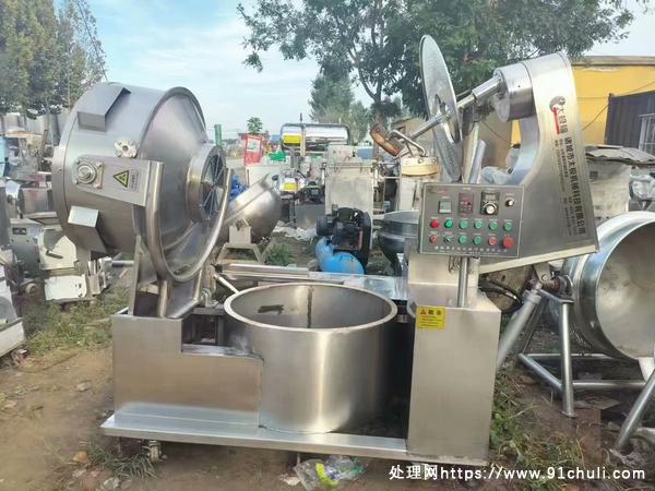 

100L电磁行星夹层锅爆米花酱料带盖