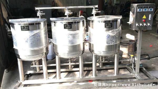 

全新300L电加热CIP清洗机饮料奶制品制药生产线