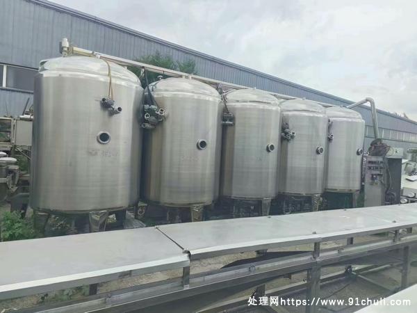 

山西瑞飞机械2000L连续式10连罐保温泡豆机组