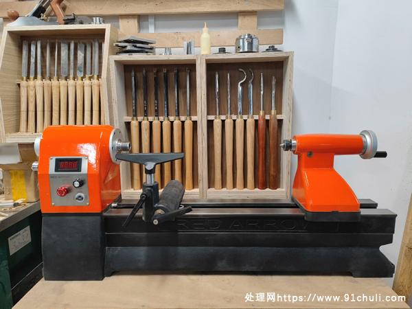 

红箭380MAX木工车床，铸铁版，可转头，全新