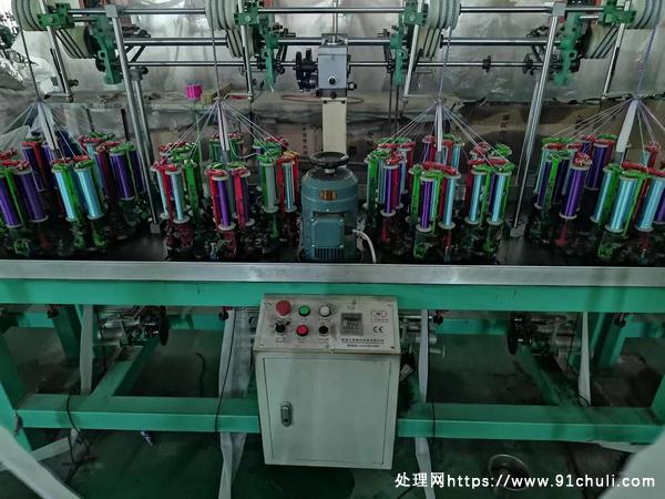 

徐州久邦90型24锭4头送胶编织机成色好低价售