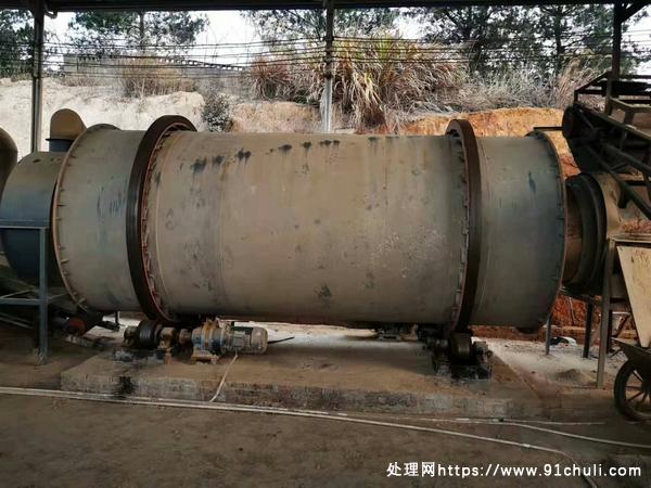 转让个人二手2.2×4.5米沙子三筒烘干机