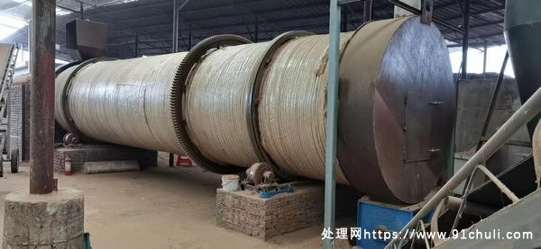 

废铁价处理2×9米烘干机带风力除尘