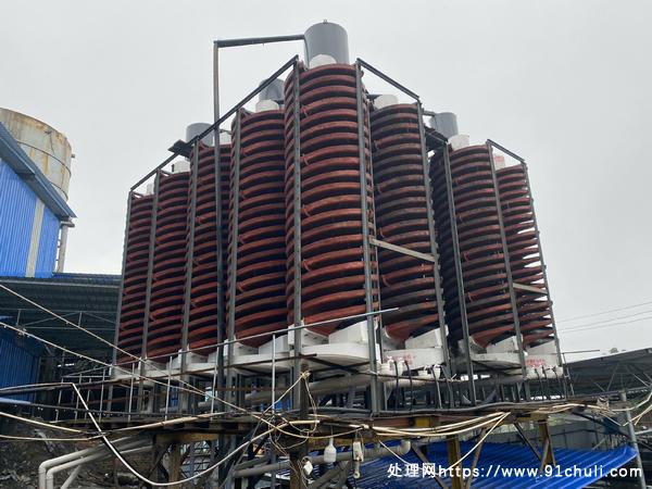 

玻璃钢1.2米螺旋溜槽选矿设备尾矿分选