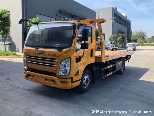 

江铃凯锐一拖二4吨卷扬5吨承载清障车