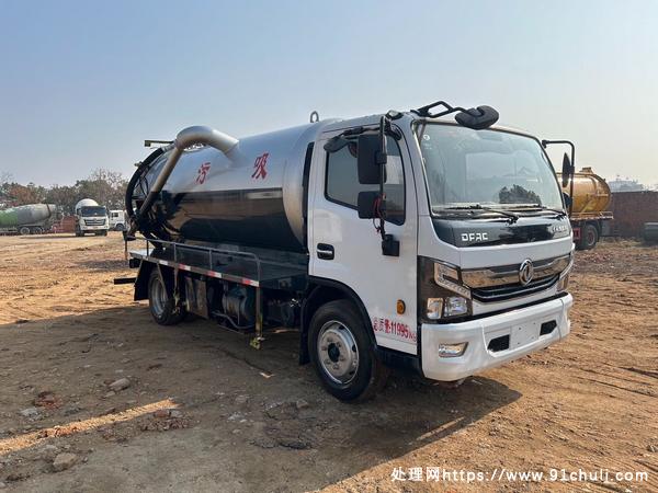 

9方朝柴170马力东风凯普特K7吸污车