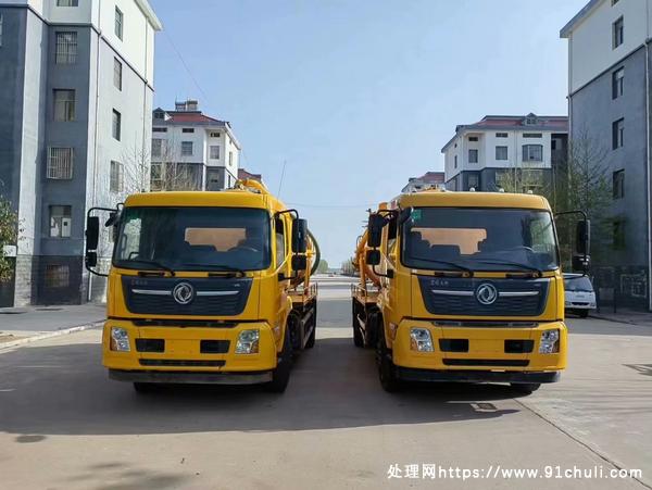 

国六排放程力专用吸污车水泵配置