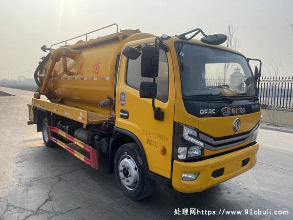 

2021国六东风多利卡吸污车10立方车况好