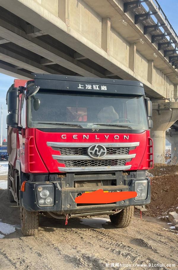 

19红岩杰斯自卸车430马力10万km便宜