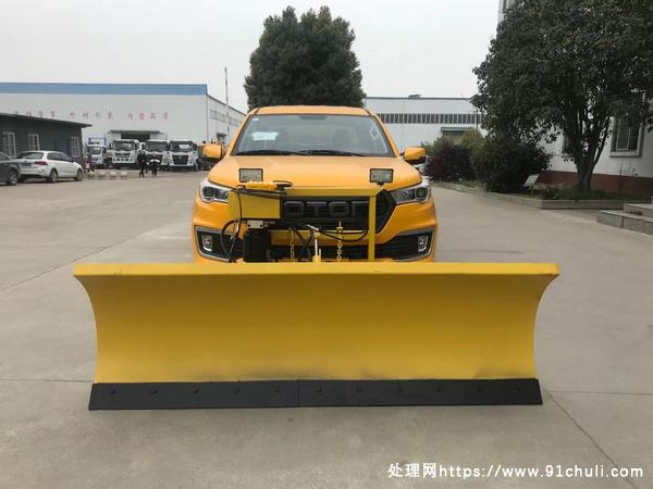 

四驱皮卡除雪车，1.5-3方，2.2米铲，全新