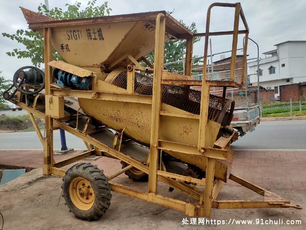 

移动80型滚筒筛国标重型筛，老板联系