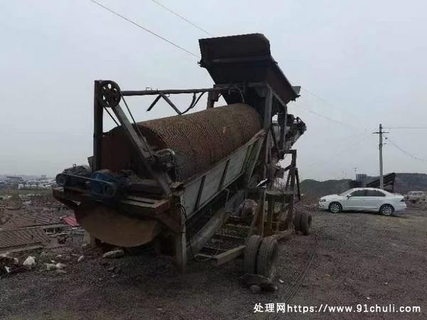

100型滚筒筛1.2米直径4.2米长高效筛沙筛石头转让