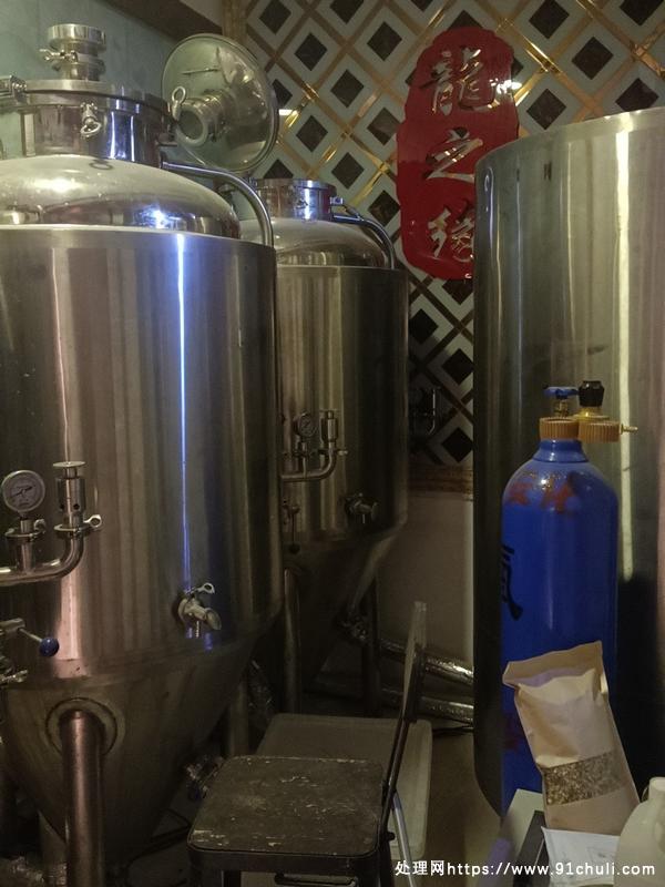 

300升啤酒发酵罐冷水罐电蒸汽加热设备
