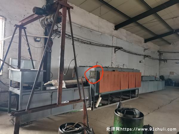 

光亮网带退火炉高效节能350mm宽5米加热区90k瓦