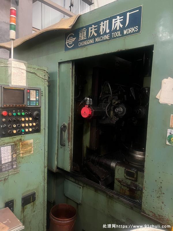 

重庆YKX3132M高效滚齿机在位使用法纳克3轴附件齐全