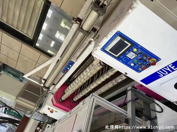 

钜业高速胶带分条机四件套膜母故障闲置