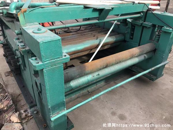 

十七辊校平机低价转让铜涡轮对辊进料