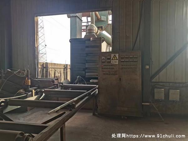 

钢结构抛丸机1.1米宽1.8米高，脉冲除尘器，价格实惠
